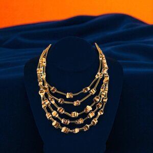 Chico's 5-Strand Illusion Beaded Necklace